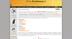 Desktop Screenshot of koralewscy.pl