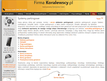 Tablet Screenshot of koralewscy.pl